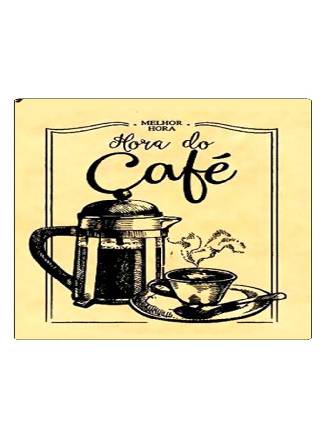 BP Printed Anti-Slip Gaming Mouse Pad Yellow/Black - Image 1