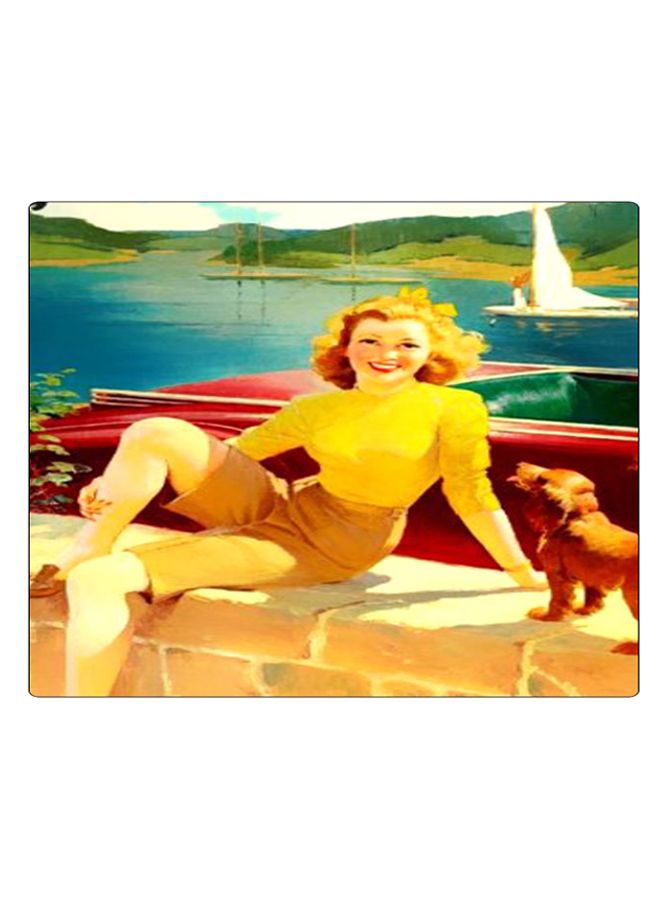 BP Printed Anti-Slip Gaming Mouse Pad Multicolour - Image 1