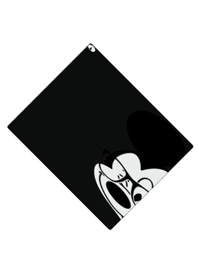 BP Printed Anti-Slip Gaming Mouse Pad Black/Grey - Image 2