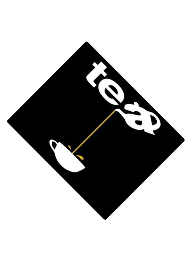 BP Printed Anti-Slip Gaming Mouse Pad Black/White/Yellow - Image 2