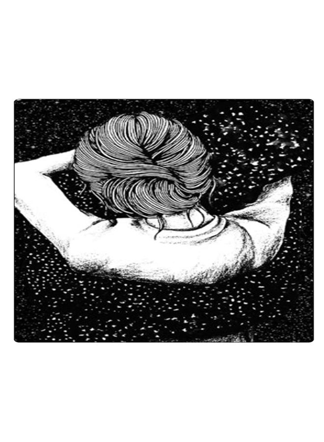 BP Printed Anti-Slip Gaming Mouse Pad Black/White  - Image 1