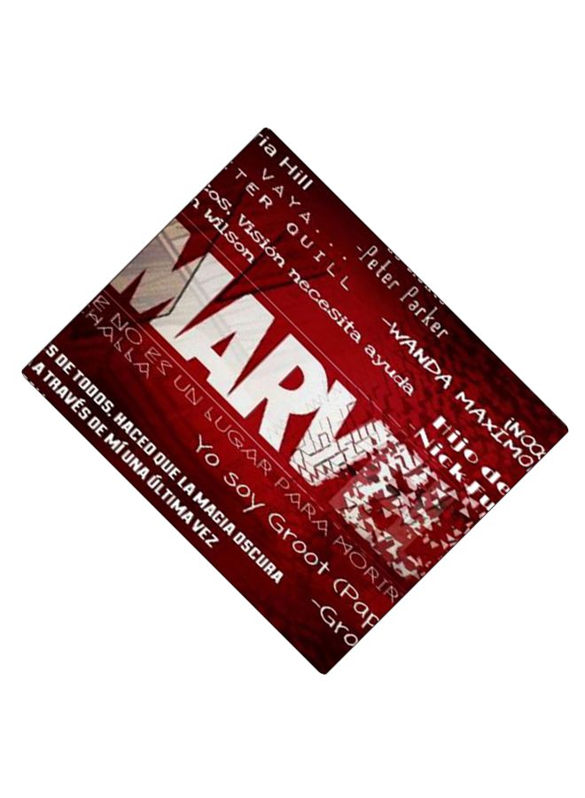 BP Printed Anti-Slip Gaming Mouse Pad Red/Black/White - Image 2