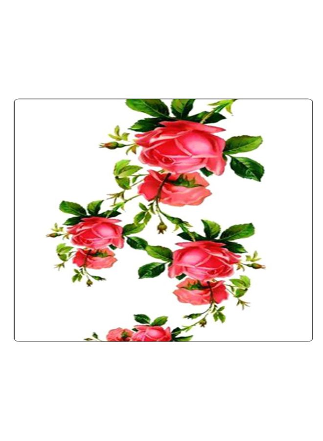 BP Printed Anti-Slip Gaming Mouse Pad White/Red/Green - Image 1