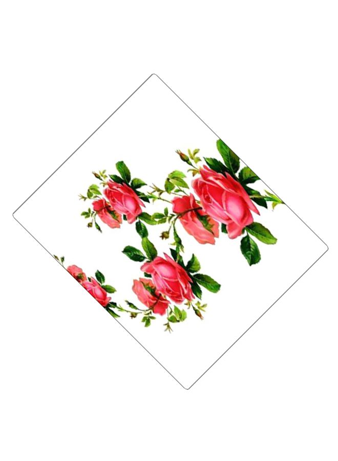 BP Printed Anti-Slip Gaming Mouse Pad White/Red/Green - Image 2