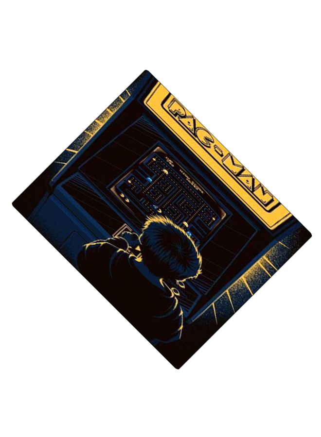 BP Printed Anti-Slip Gaming Mouse Pad Blue/Black/Yellow - Image 2