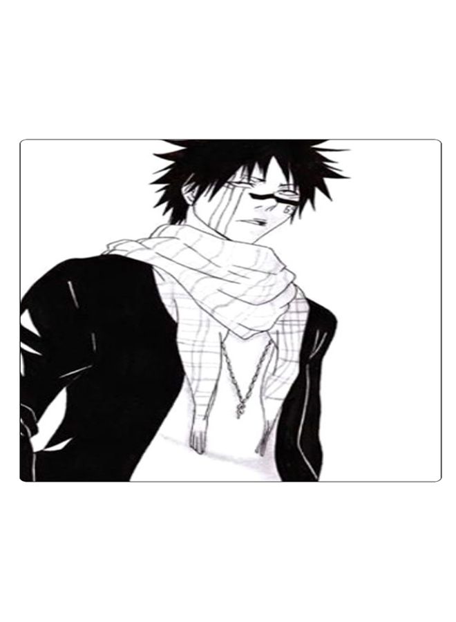 BP Printed Anti-Slip Gaming Mouse Pad Black/White  - Image 1