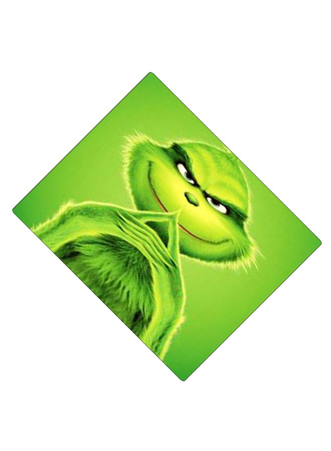 بي بي لوحة ماوس ألعاب بتصميم مضادة للانزلاق وبنمط مطبوع أخضر/أبيض - Image 2