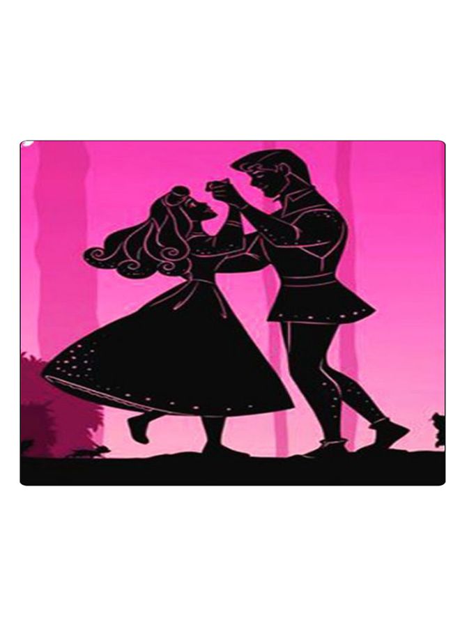 BP Printed Anti-Slip Gaming Mouse Pad Pink/Purple/Black - Image 1