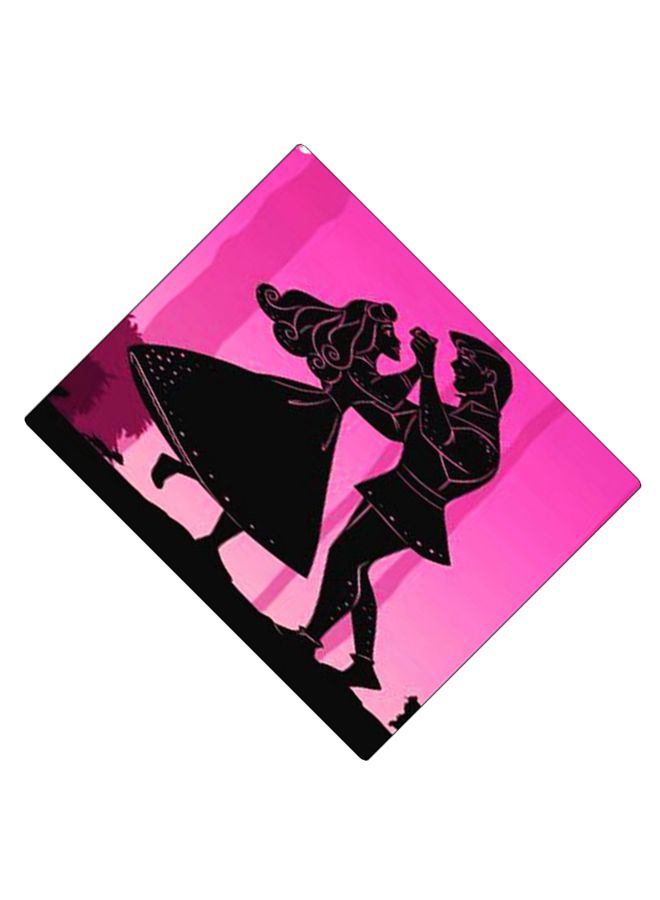 BP Printed Anti-Slip Gaming Mouse Pad Pink/Purple/Black - Image 2