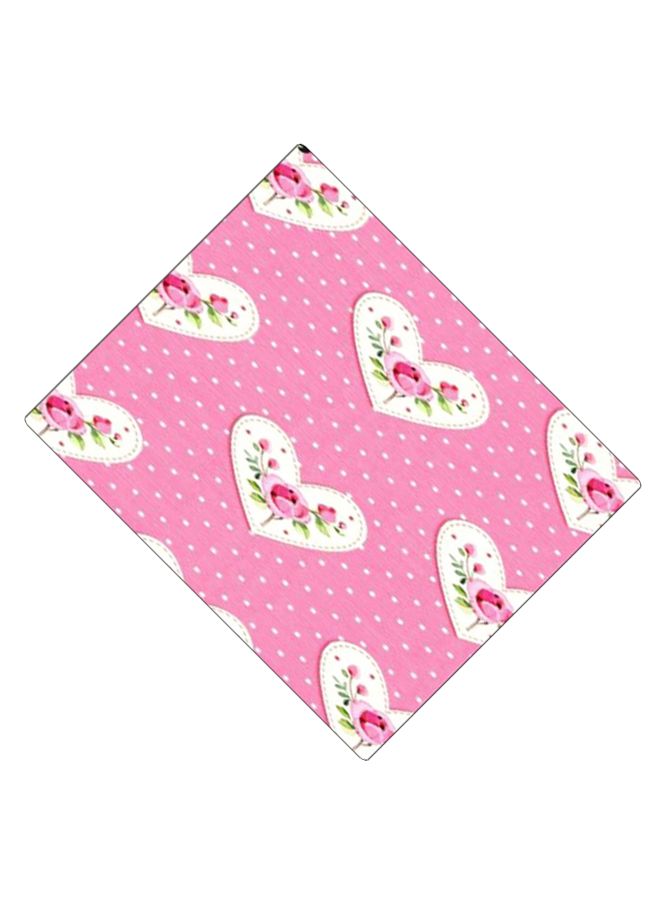 BP Printed Anti-Slip Gaming Mouse Pad Pink/White/Green - Image 2