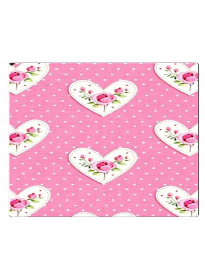 BP Printed Anti-Slip Gaming Mouse Pad Pink/White/Green - Image 1