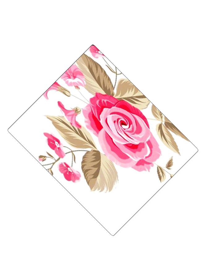 بي بي لوحة ماوس ألعاب بتصميم مضادة للانزلاق وبنمط مطبوع وردي/ أبيض/ بني - Image 2