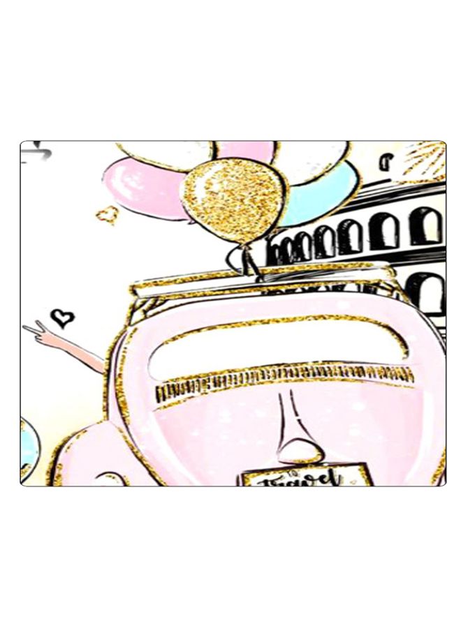 بي بي لوحة ماوس ألعاب بتصميم مضادة للانزلاق وبنمط مطبوع متعدد الألوان - Image 1