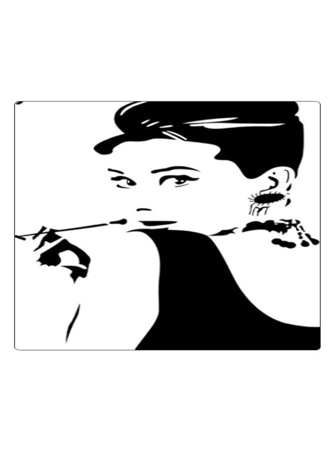BP Printed Anti-Slip Gaming Mouse Pad Black/White  - Image 1
