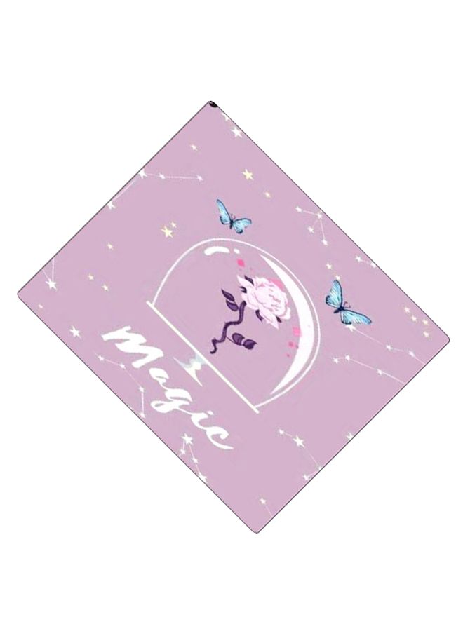 BP Printed Anti-Slip Gaming Mouse Pad White/Blue/Purple - Image 2