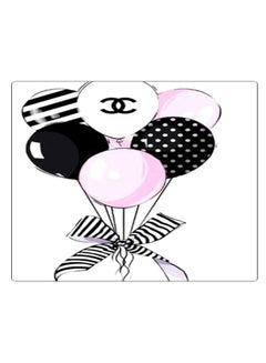 BP Printed Anti-Slip Gaming Mouse Pad Black/White/Pink  - Image 1