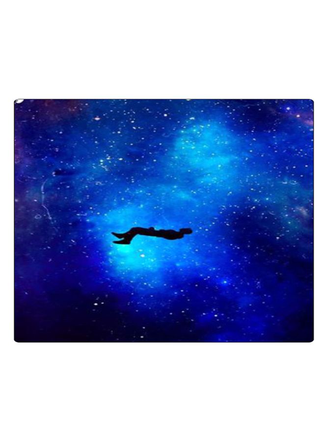 BP Printed Anti-Slip Gaming Mouse Pad Blue/Black/Pink - Image 1