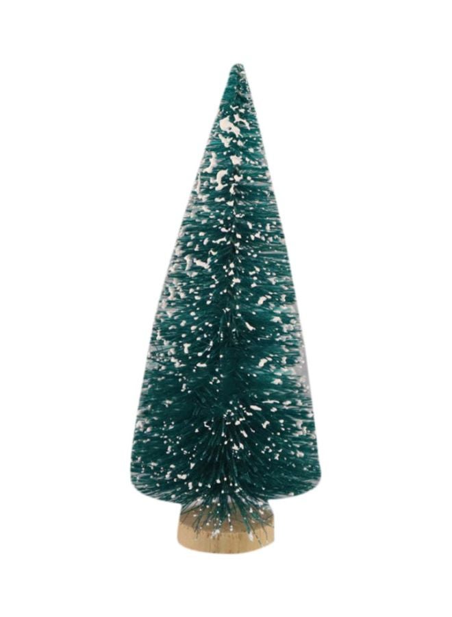 ديكور شجرة عيد الميلاد المجيد أخضر / أبيض / بيج 12.5سم - Image 1