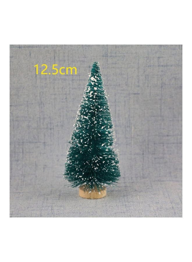 ديكور شجرة عيد الميلاد المجيد أخضر / أبيض / بيج 12.5سم - Image 2