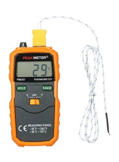 Digital Thermocouple Thermometer Orange/Black