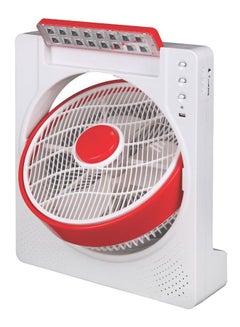 SUNTECH Rechargeable Emergency Fan With Light CHISUNST-3003M White/Red ...