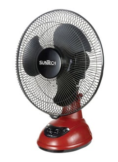 SUNTECH Rechargeable Emergency Fan CHISUNREF&L2901 Black/Red 