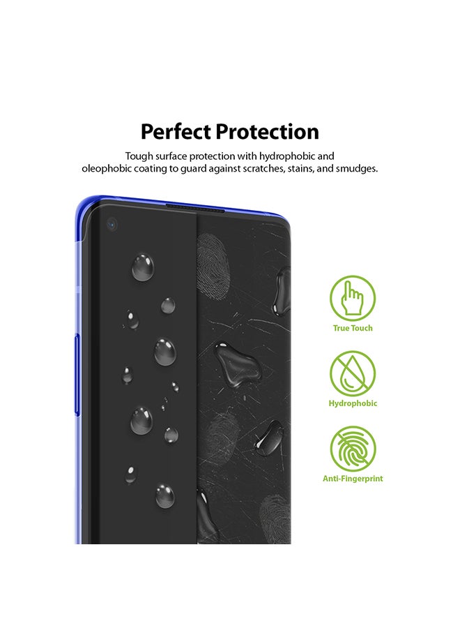 Ringke Pack Of 2 Dual Easy Protective Film Screen Guard For One Plus 8 Pro Clear - Image 5