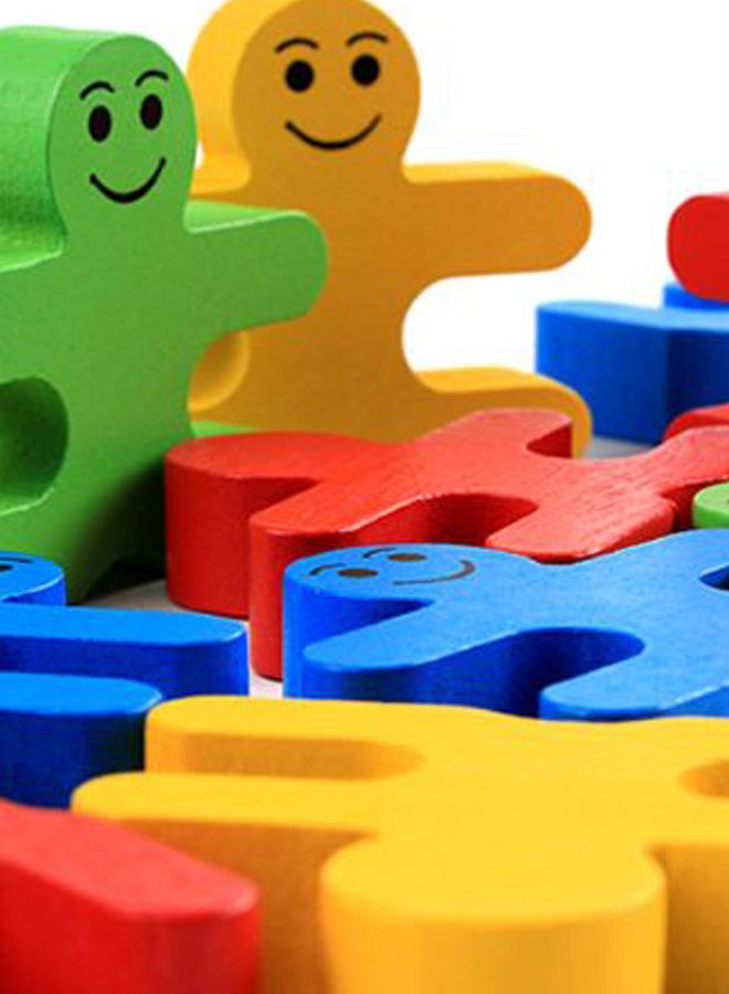 سابو طقم لعبة قطع تركيبية تعليمية من الخشب من 32 قطعة - Image 2