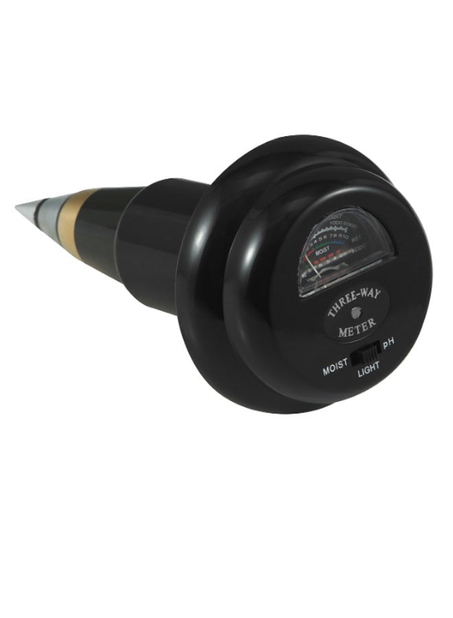 Generic 3-In-1 Soil PH Moisture Meter Black/Brown  - Image 2
