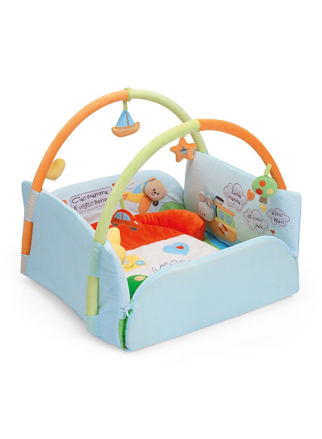 cam Brevettato Millegiochi Playpen - Green/Orange/White  - Image 3