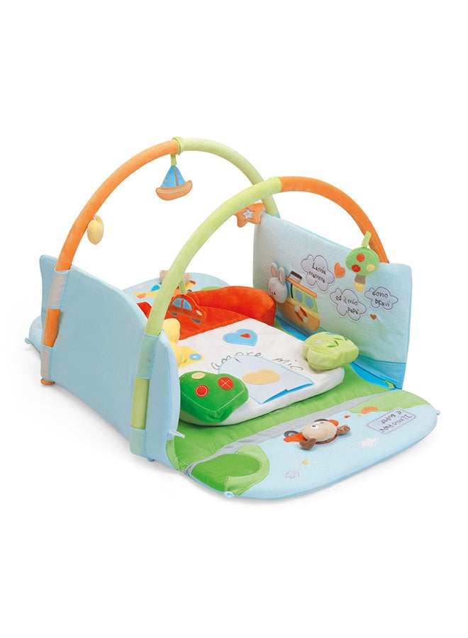 cam Brevettato Millegiochi Playpen - Green/Orange/White  - Image 4