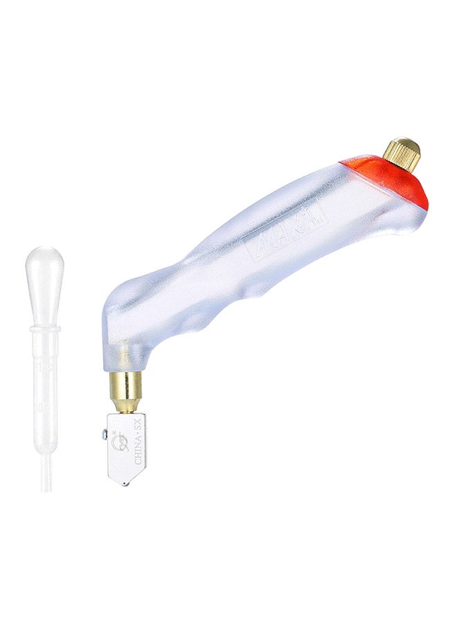 Handheld DIY Craft Glass Cutter White 22cm - Image 1