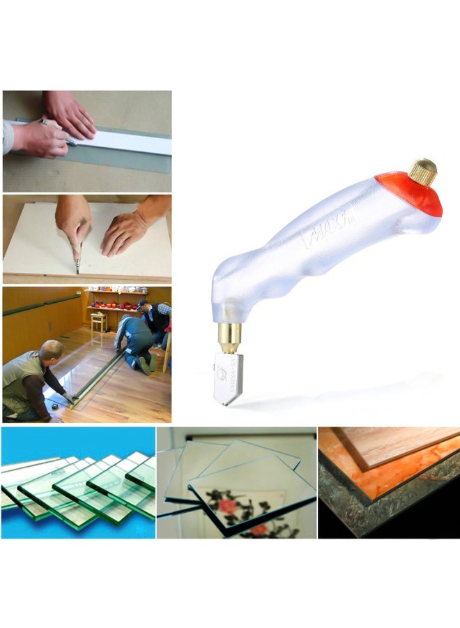 Handheld DIY Craft Glass Cutter White 22cm - Image 3