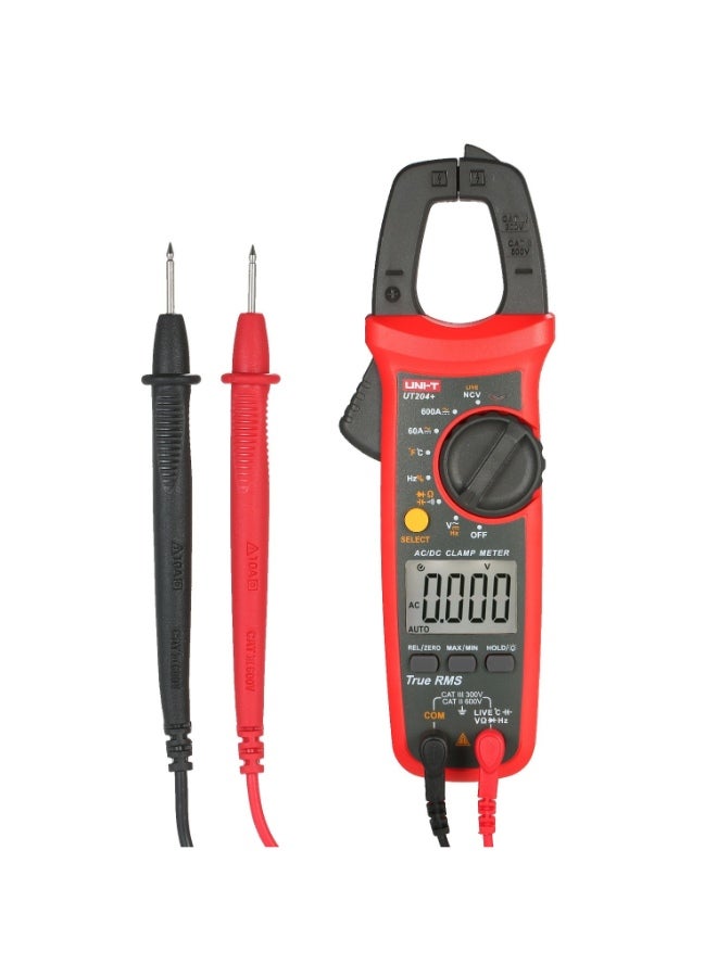 True RMS Digital Clamp Multimeter Black/Red 23.5centimeter - Image 2