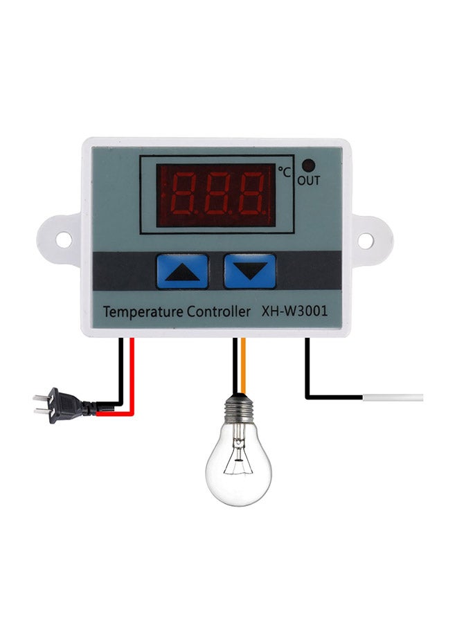 W3001 Intelligent Electronic Temperature Control Switch With Digital Display Multicolour 7centimeter - Image 1