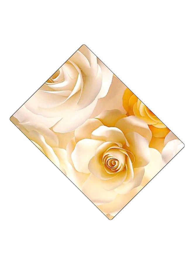 BP Printed Anti-Slip Gaming Mouse Pad Yellow/White - Image 2