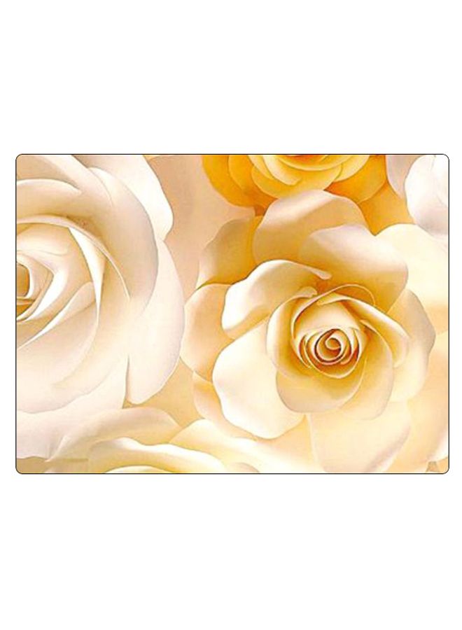 BP Printed Anti-Slip Gaming Mouse Pad Yellow/White - Image 1