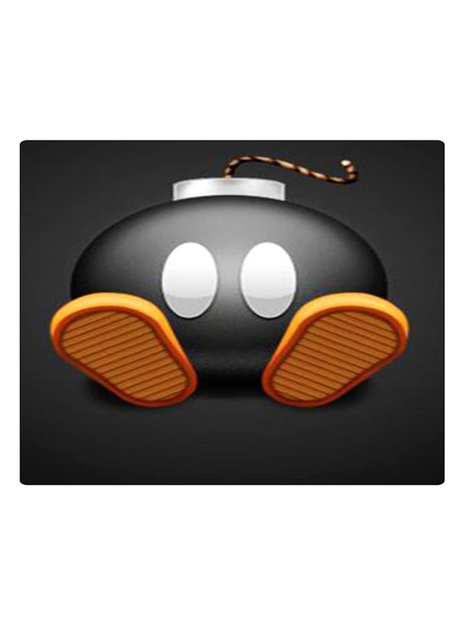 BP Printed Anti-Slip Gaming Mouse Pad Black/Brown/White - Image 1