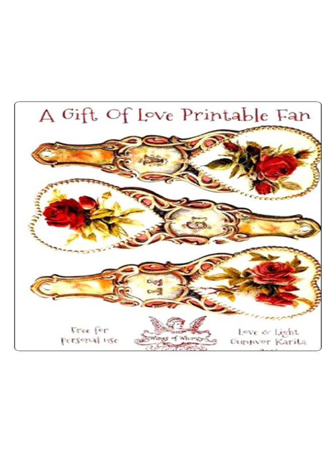 بي بي لوحة ماوس ألعاب بتصميم مضادة للانزلاق وبنمط مطبوع متعدد الألوان - Image 1