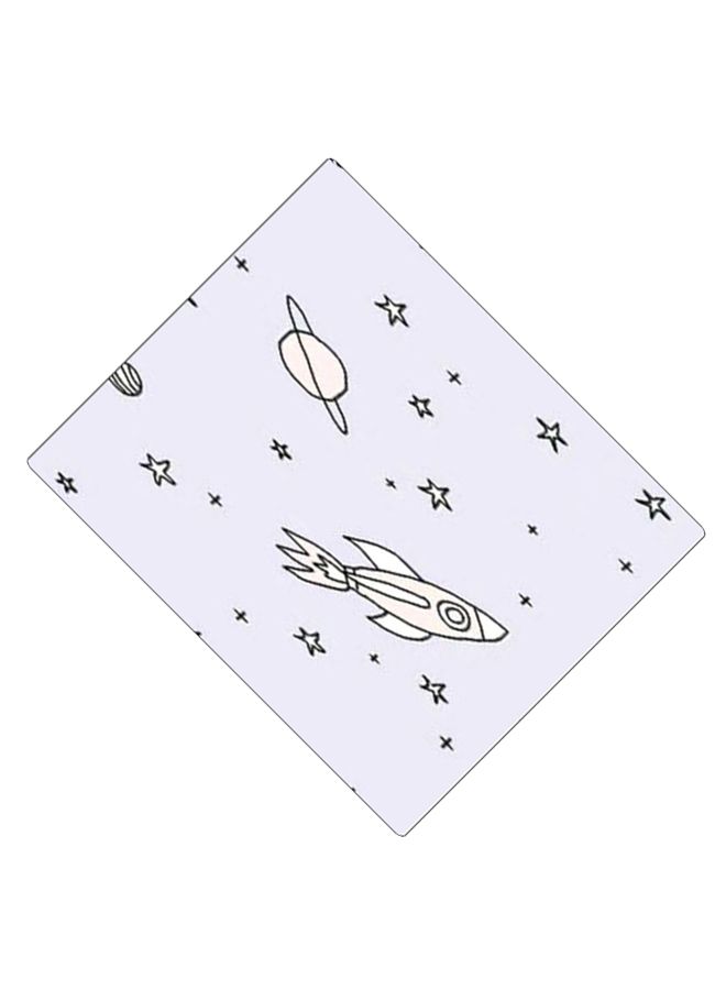 بي بي لوحة ماوس ألعاب بتصميم مضادة للانزلاق وبنمط مطبوع الأرجواني/ الوردي/ الأسود - Image 2