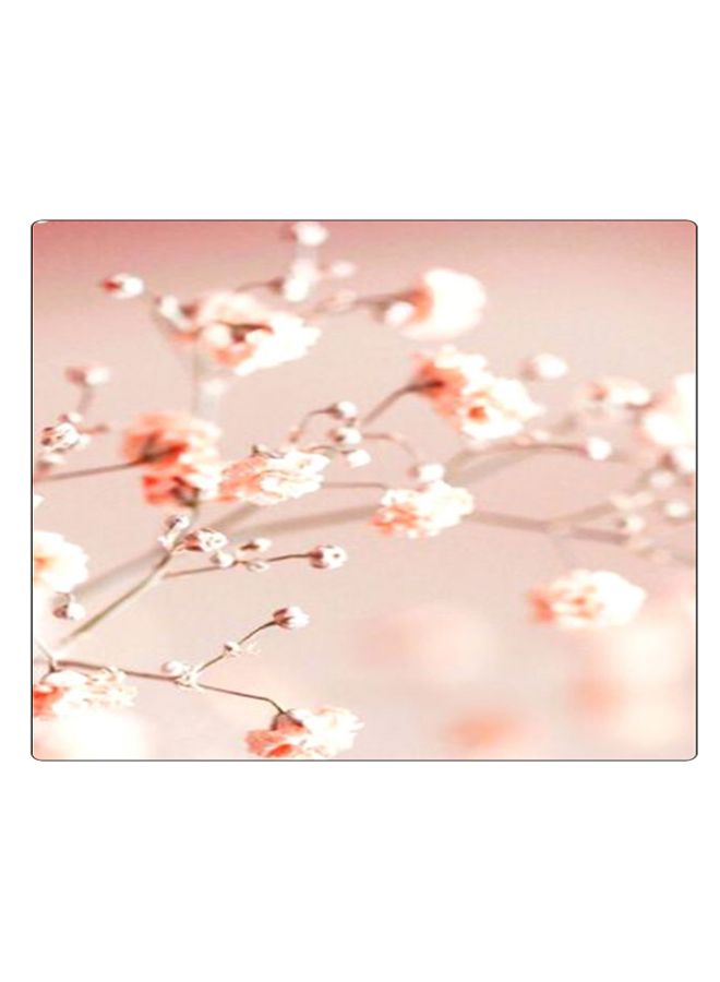 BP Printed Anti-Slip Gaming Mouse Pad Pink/White - Image 1