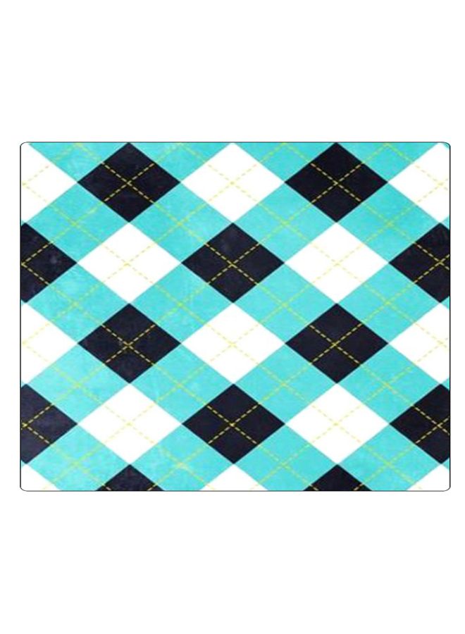 بي بي لوحة ماوس ألعاب بتصميم مضادة للانزلاق وبنمط مطبوع أزرق/أبيض/ذهبي - Image 1