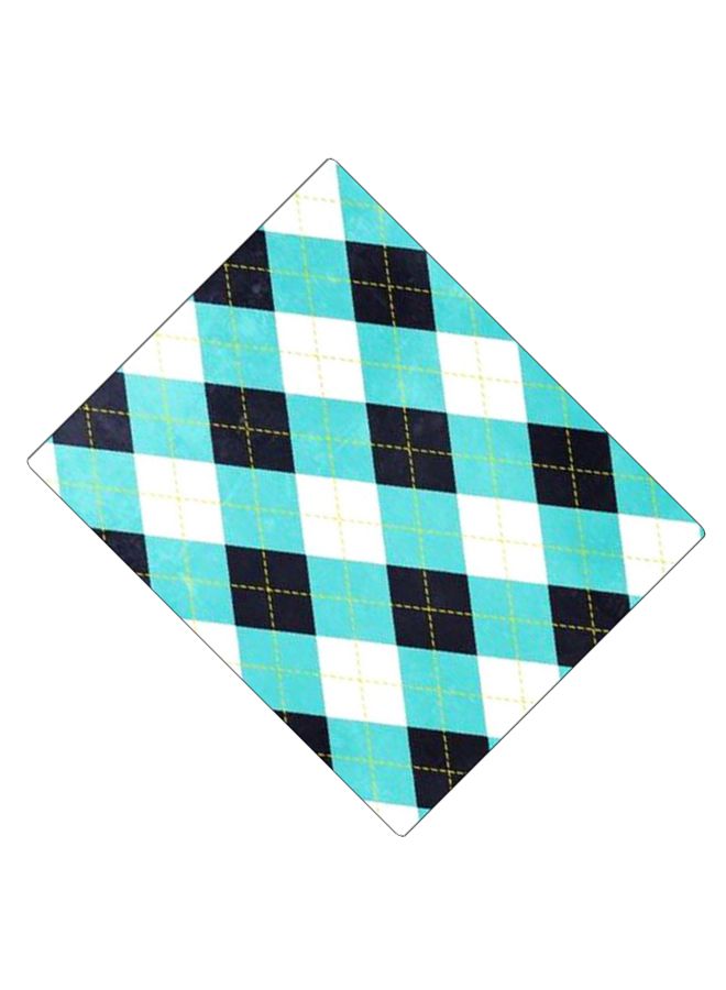 بي بي لوحة ماوس ألعاب بتصميم مضادة للانزلاق وبنمط مطبوع أزرق/أبيض/ذهبي - Image 2