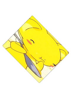 BP Printed Anti-Slip Gaming Mouse Pad Yellow/Grey/Off White  - Image 2