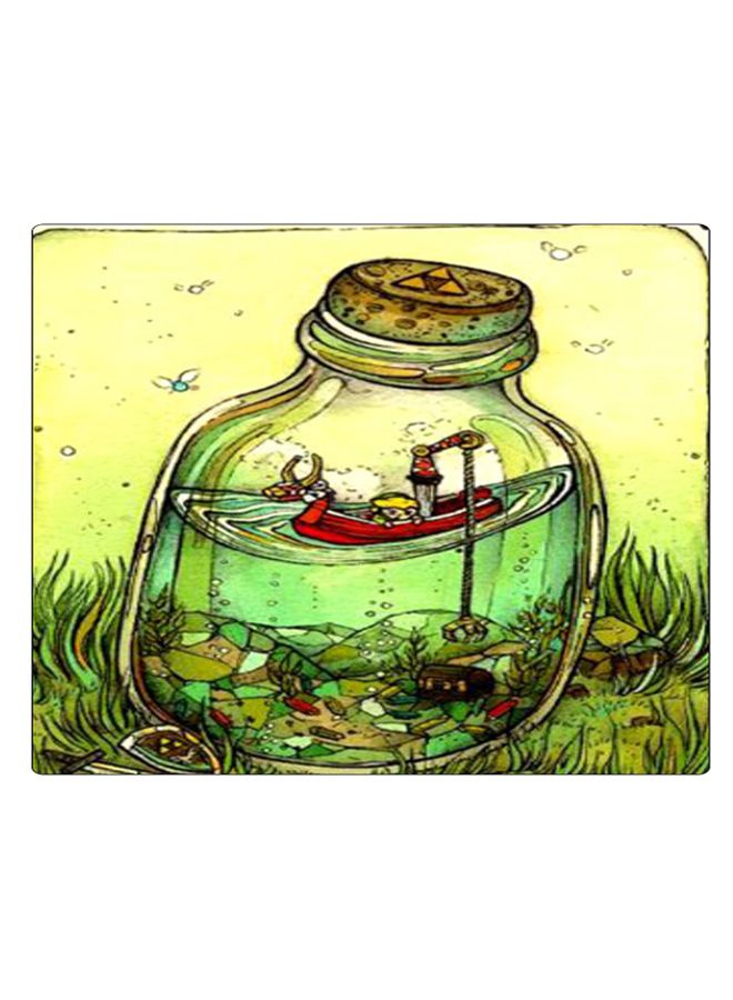 بي بي لوحة ماوس ألعاب بتصميم مضادة للانزلاق وبنمط مطبوع متعدد الألوان - Image 1