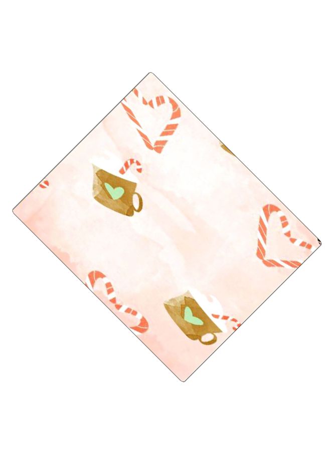 BP Printed Anti-Slip Gaming Mouse Pad Pink/White/Brown - Image 2