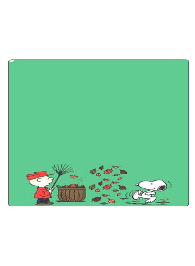 BP Printed Anti-Slip Gaming Mouse Pad Green/Brown/White - Image 1