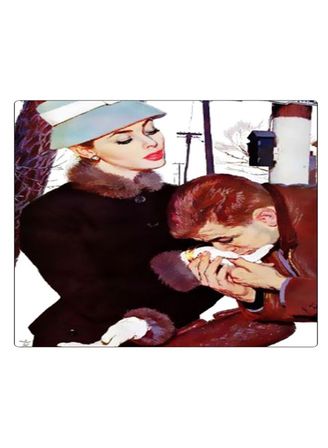 BP Printed Anti-Slip Gaming Mouse Pad Multicolour - Image 1