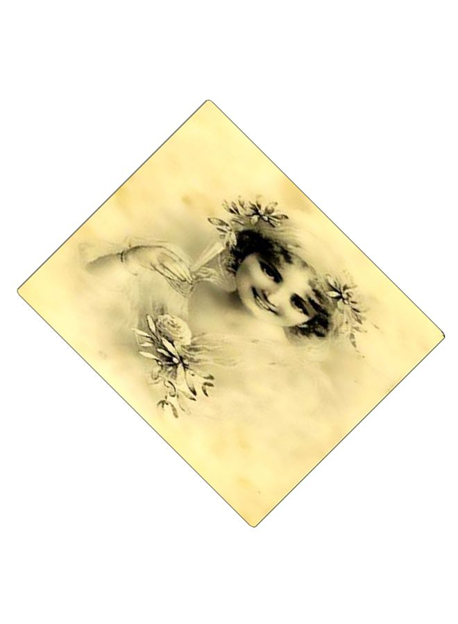 بي بي لوحة ماوس ألعاب بتصميم مضادة للانزلاق وبنمط مطبوع أصفر/أسود - Image 2