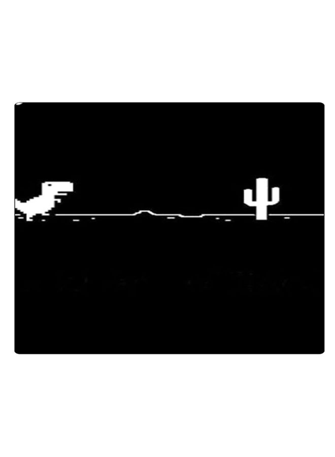 BP Printed Anti-Slip Gaming Mouse Pad White/Black - Image 1